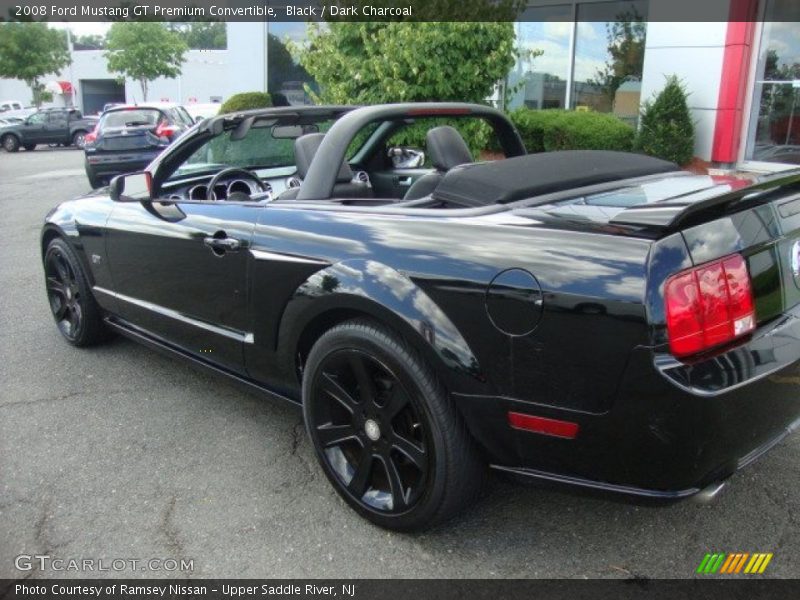Black / Dark Charcoal 2008 Ford Mustang GT Premium Convertible