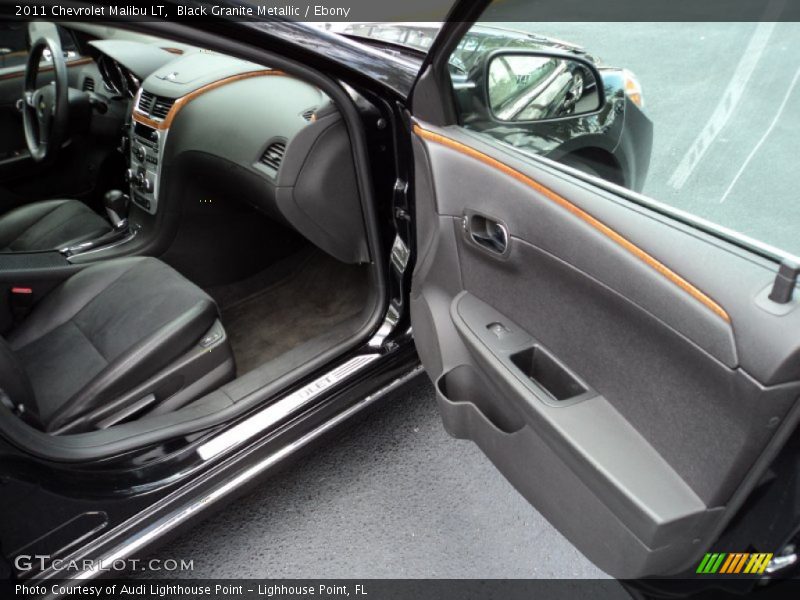 Black Granite Metallic / Ebony 2011 Chevrolet Malibu LT