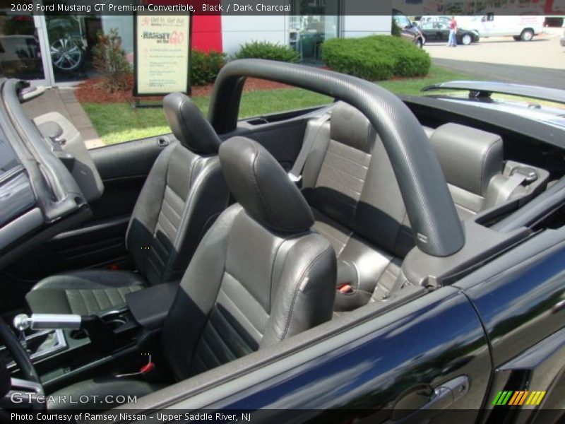 Black / Dark Charcoal 2008 Ford Mustang GT Premium Convertible