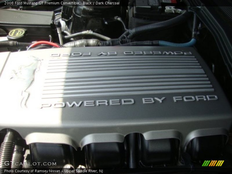 Black / Dark Charcoal 2008 Ford Mustang GT Premium Convertible