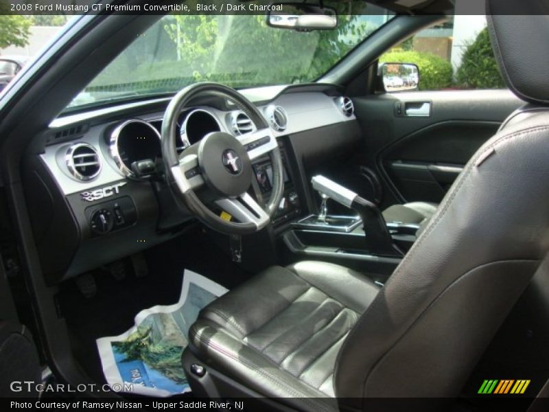 Black / Dark Charcoal 2008 Ford Mustang GT Premium Convertible
