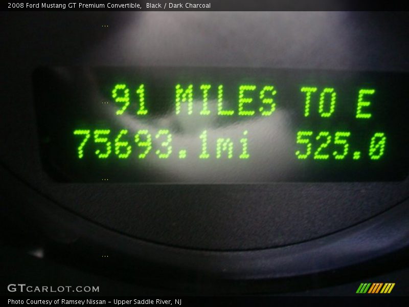 Black / Dark Charcoal 2008 Ford Mustang GT Premium Convertible