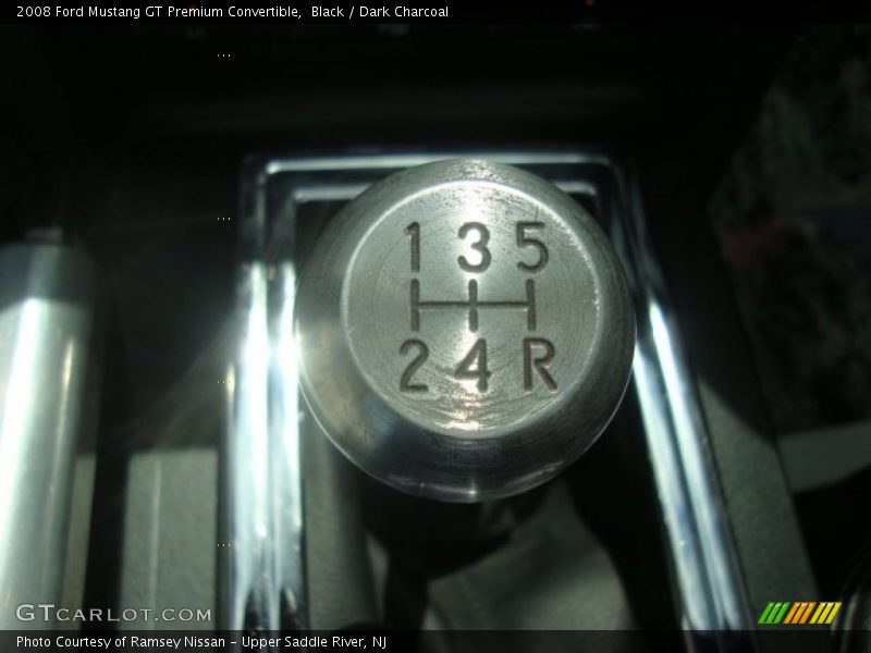 Black / Dark Charcoal 2008 Ford Mustang GT Premium Convertible