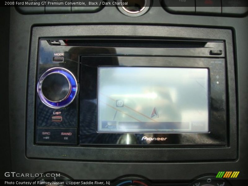 Black / Dark Charcoal 2008 Ford Mustang GT Premium Convertible