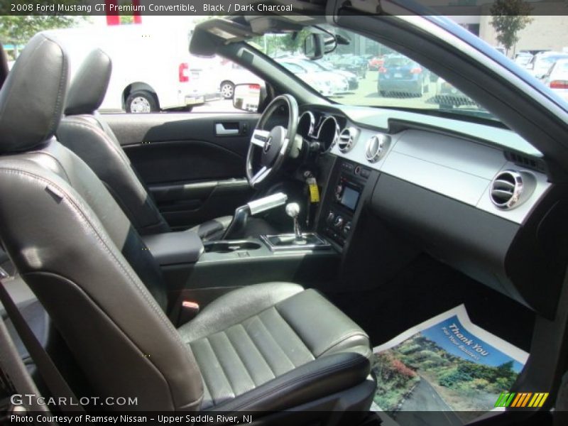 Black / Dark Charcoal 2008 Ford Mustang GT Premium Convertible