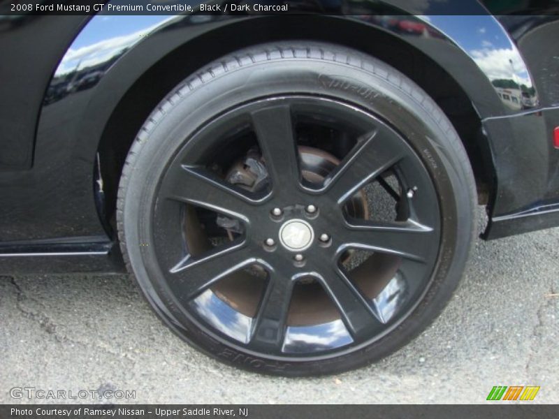 Custom Wheels of 2008 Mustang GT Premium Convertible