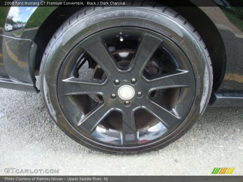 Custom Wheels of 2008 Mustang GT Premium Convertible