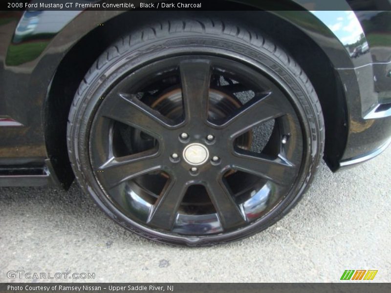 Black / Dark Charcoal 2008 Ford Mustang GT Premium Convertible