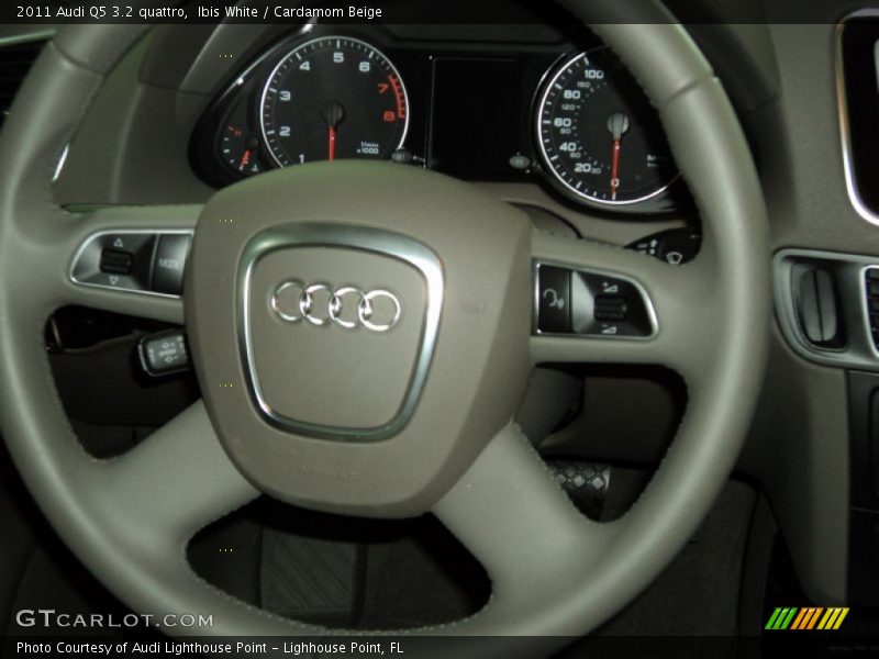 Ibis White / Cardamom Beige 2011 Audi Q5 3.2 quattro
