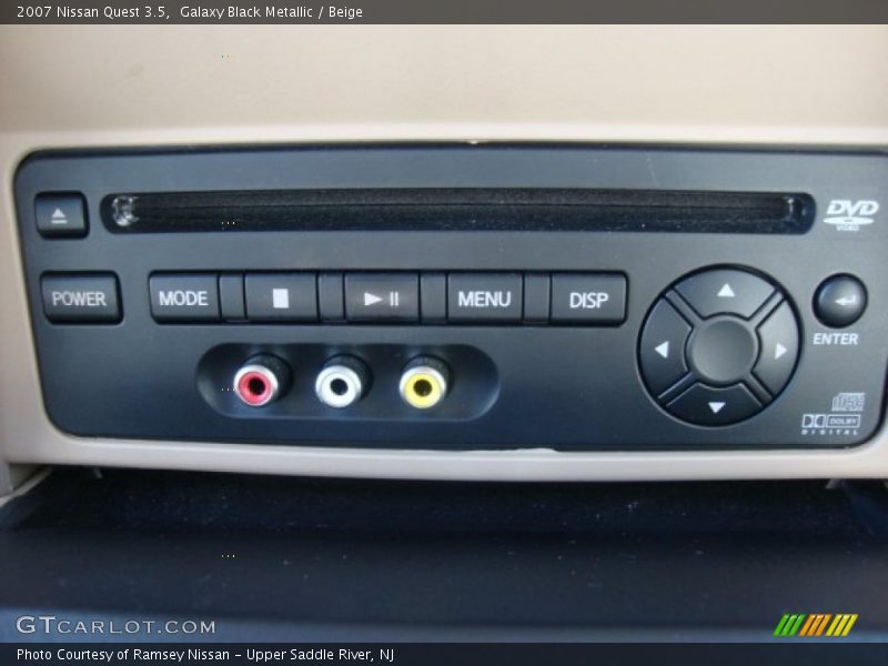 Galaxy Black Metallic / Beige 2007 Nissan Quest 3.5