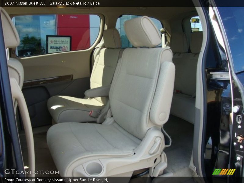 Galaxy Black Metallic / Beige 2007 Nissan Quest 3.5