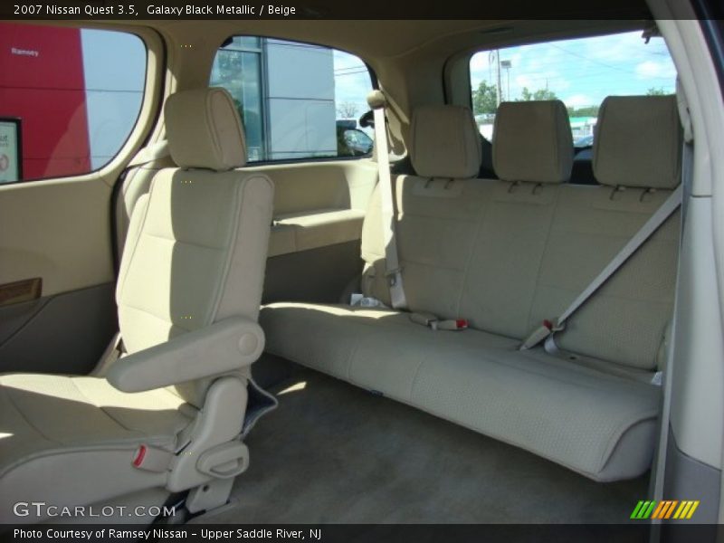 Galaxy Black Metallic / Beige 2007 Nissan Quest 3.5