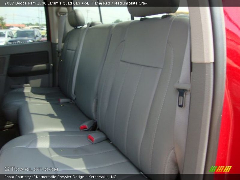 Flame Red / Medium Slate Gray 2007 Dodge Ram 1500 Laramie Quad Cab 4x4