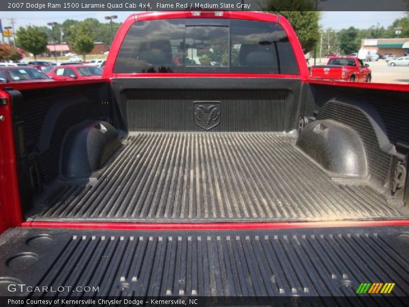 Flame Red / Medium Slate Gray 2007 Dodge Ram 1500 Laramie Quad Cab 4x4
