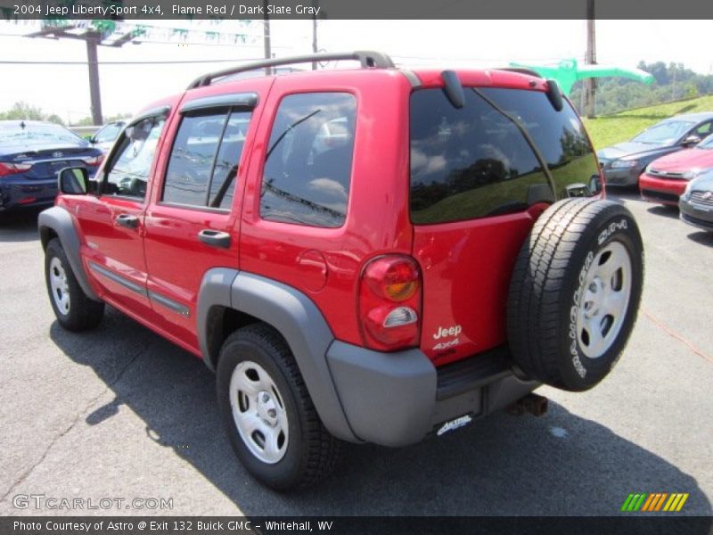 Flame Red / Dark Slate Gray 2004 Jeep Liberty Sport 4x4