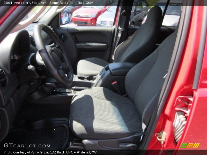 Flame Red / Dark Slate Gray 2004 Jeep Liberty Sport 4x4