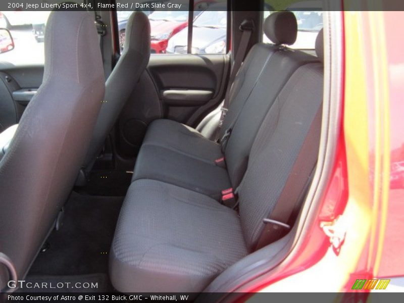 Flame Red / Dark Slate Gray 2004 Jeep Liberty Sport 4x4