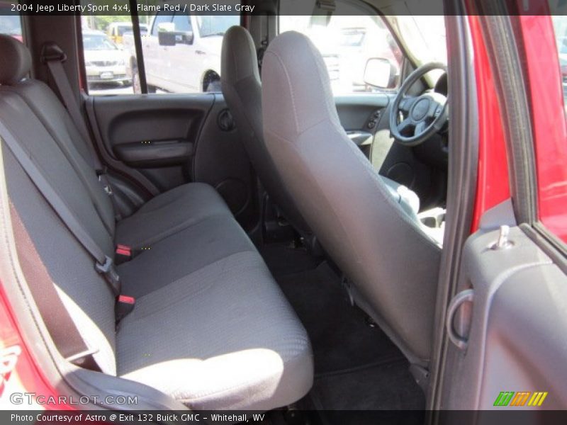Flame Red / Dark Slate Gray 2004 Jeep Liberty Sport 4x4