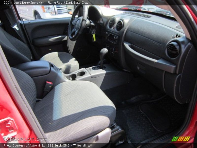 Flame Red / Dark Slate Gray 2004 Jeep Liberty Sport 4x4