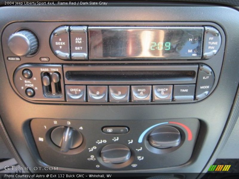 Flame Red / Dark Slate Gray 2004 Jeep Liberty Sport 4x4