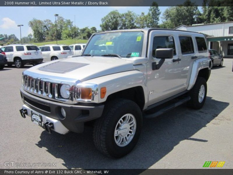 Limited Ultra Silver Metallic / Ebony Black 2008 Hummer H3