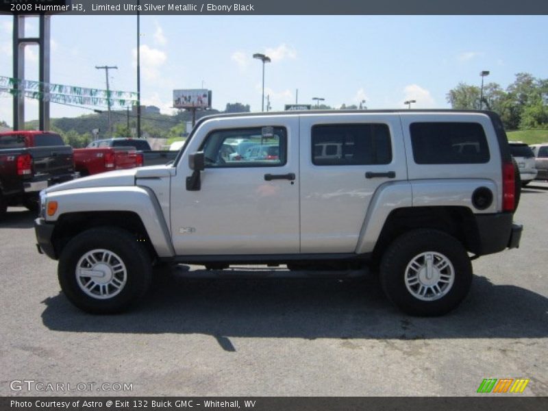 Limited Ultra Silver Metallic / Ebony Black 2008 Hummer H3