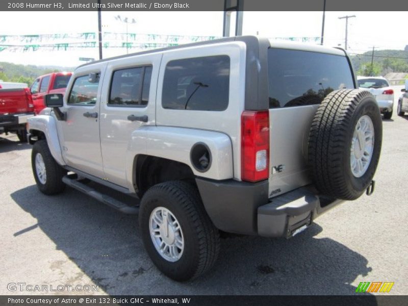 Limited Ultra Silver Metallic / Ebony Black 2008 Hummer H3