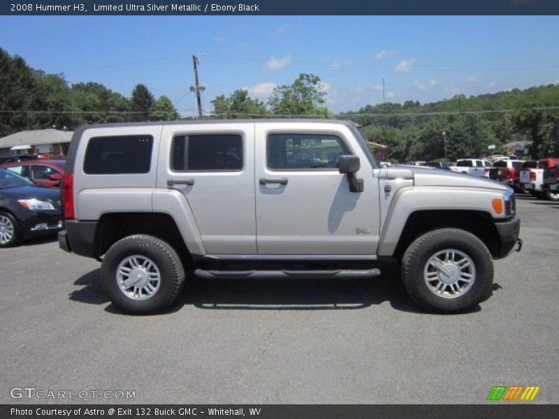 Limited Ultra Silver Metallic / Ebony Black 2008 Hummer H3