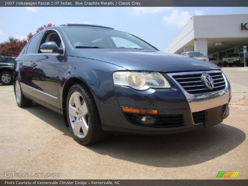 Blue Graphite Metallic / Classic Grey 2007 Volkswagen Passat 2.0T Sedan
