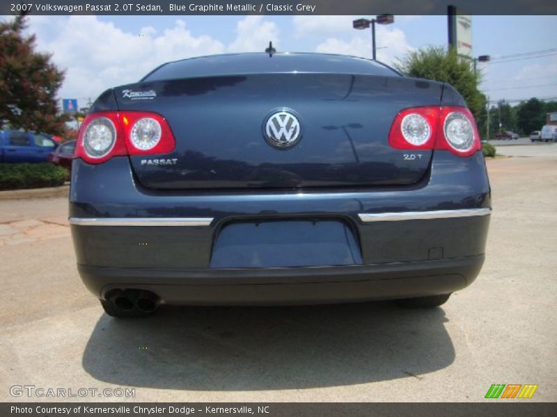 Blue Graphite Metallic / Classic Grey 2007 Volkswagen Passat 2.0T Sedan