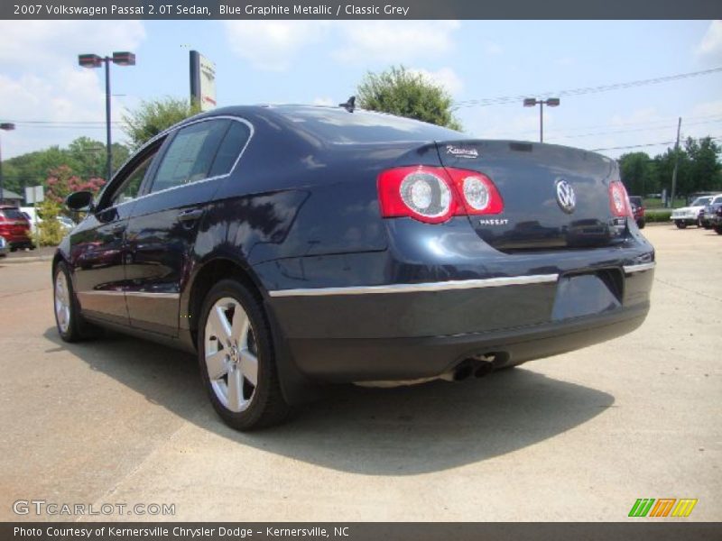 Blue Graphite Metallic / Classic Grey 2007 Volkswagen Passat 2.0T Sedan