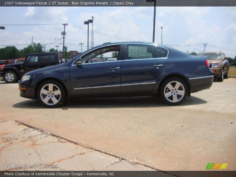 Blue Graphite Metallic / Classic Grey 2007 Volkswagen Passat 2.0T Sedan