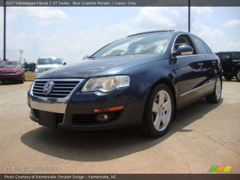 Blue Graphite Metallic / Classic Grey 2007 Volkswagen Passat 2.0T Sedan