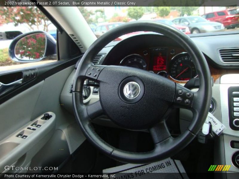 Blue Graphite Metallic / Classic Grey 2007 Volkswagen Passat 2.0T Sedan