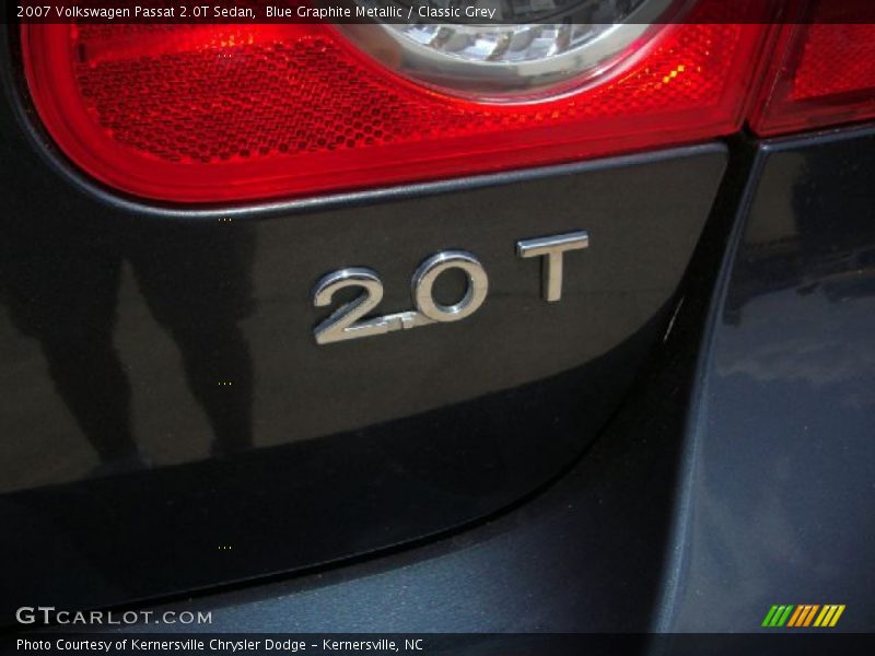 Blue Graphite Metallic / Classic Grey 2007 Volkswagen Passat 2.0T Sedan