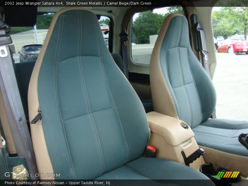  2002 Wrangler Sahara 4x4 Camel Beige/Dark Green Interior