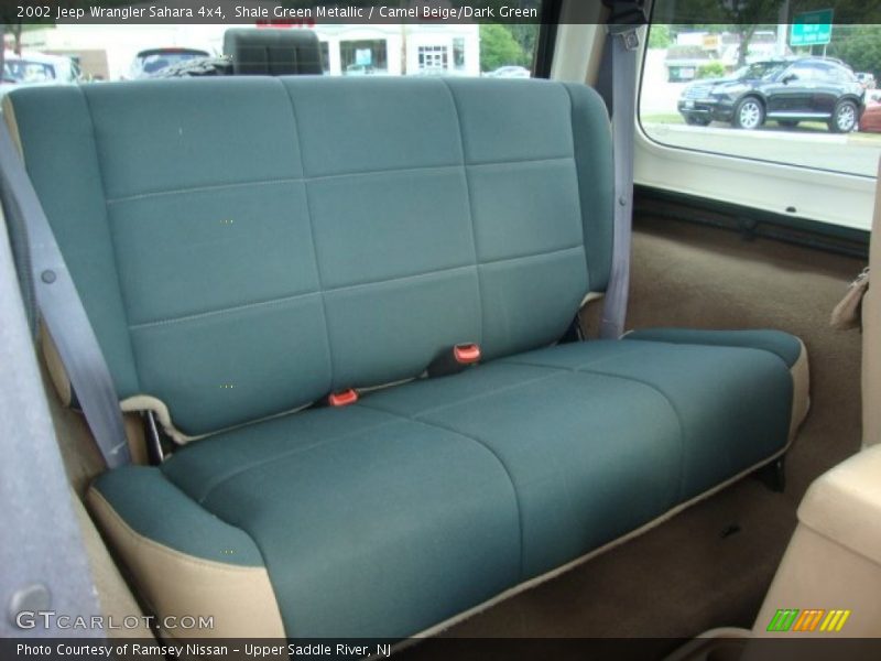  2002 Wrangler Sahara 4x4 Camel Beige/Dark Green Interior