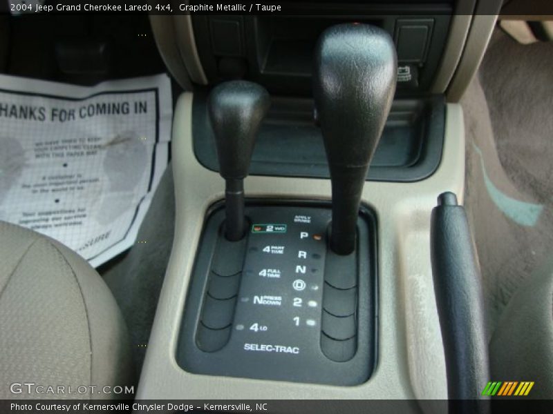 Graphite Metallic / Taupe 2004 Jeep Grand Cherokee Laredo 4x4