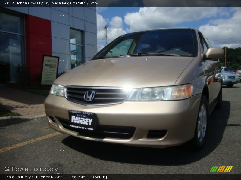 Mesa Beige Metallic / Ivory 2002 Honda Odyssey EX