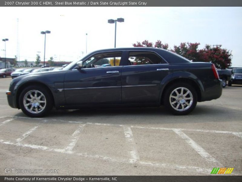 Steel Blue Metallic / Dark Slate Gray/Light Slate Gray 2007 Chrysler 300 C HEMI