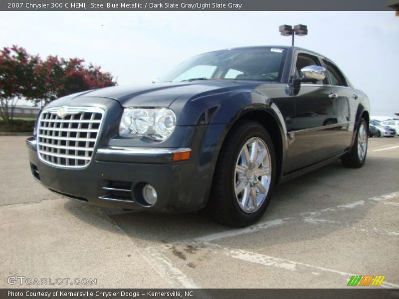 Steel Blue Metallic / Dark Slate Gray/Light Slate Gray 2007 Chrysler 300 C HEMI
