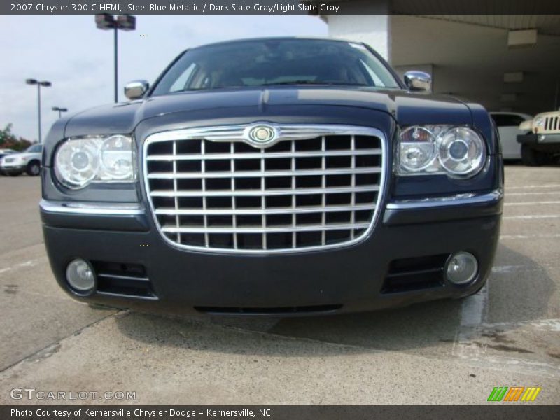 Steel Blue Metallic / Dark Slate Gray/Light Slate Gray 2007 Chrysler 300 C HEMI