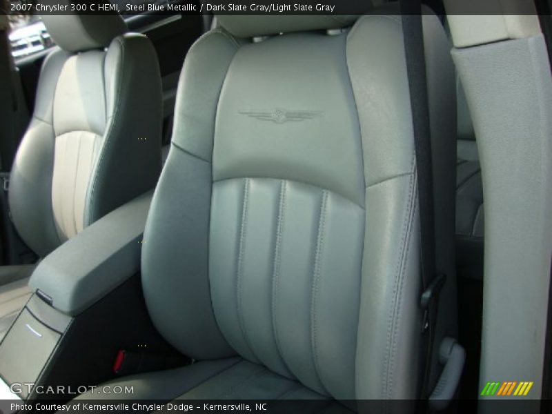 Steel Blue Metallic / Dark Slate Gray/Light Slate Gray 2007 Chrysler 300 C HEMI