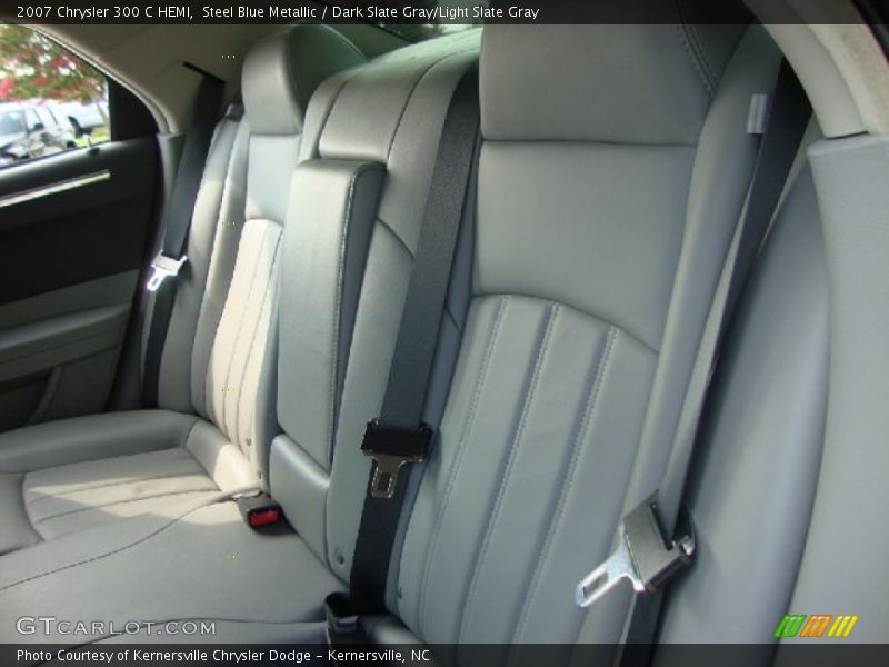 Steel Blue Metallic / Dark Slate Gray/Light Slate Gray 2007 Chrysler 300 C HEMI