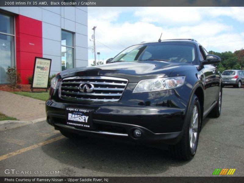 Black Obsidian / Graphite 2008 Infiniti FX 35 AWD