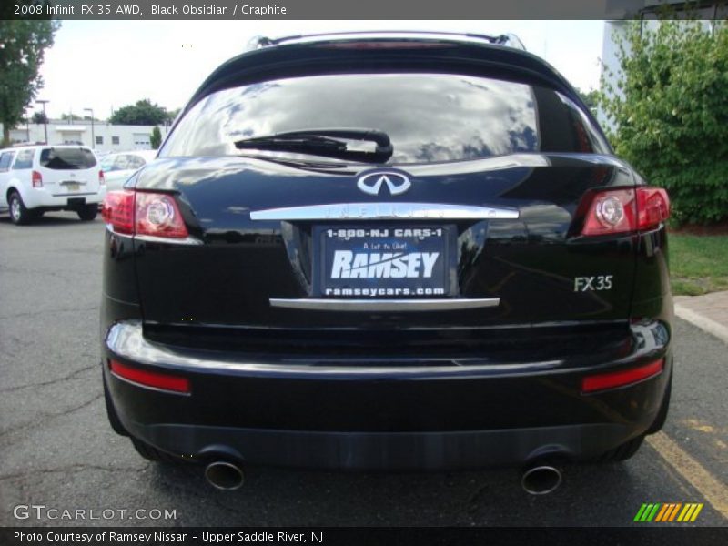 Black Obsidian / Graphite 2008 Infiniti FX 35 AWD