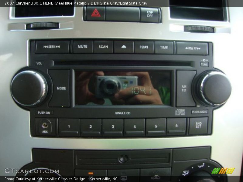 Steel Blue Metallic / Dark Slate Gray/Light Slate Gray 2007 Chrysler 300 C HEMI