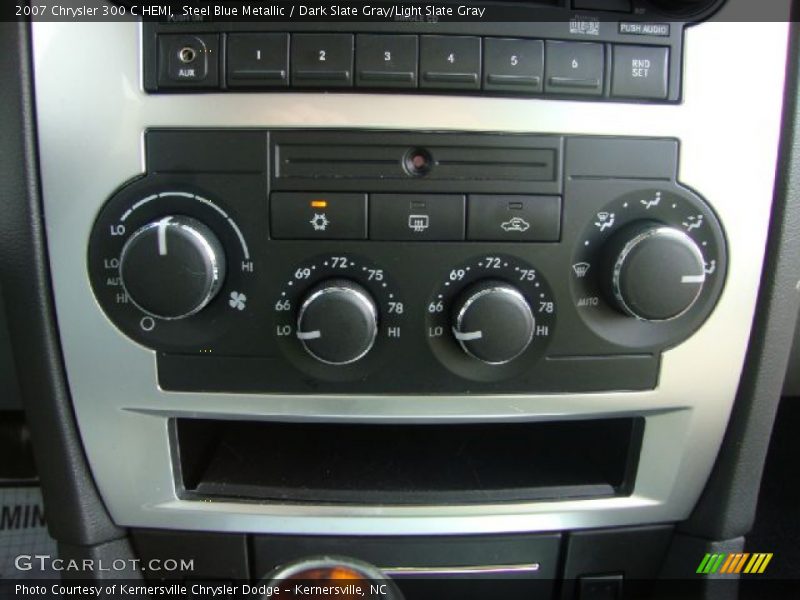 Steel Blue Metallic / Dark Slate Gray/Light Slate Gray 2007 Chrysler 300 C HEMI