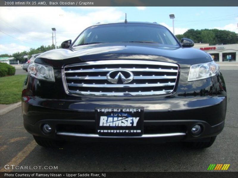 Black Obsidian / Graphite 2008 Infiniti FX 35 AWD