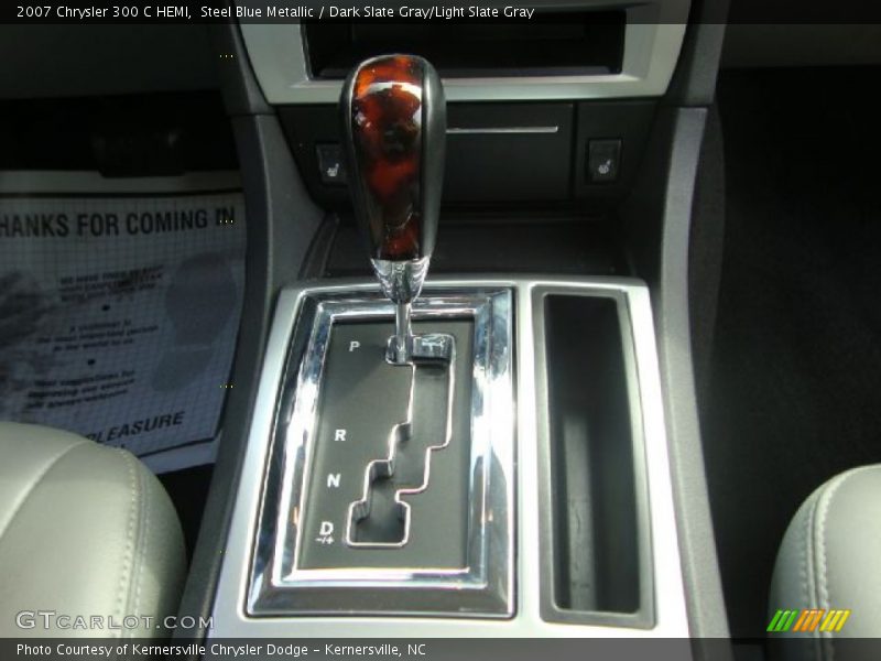 Steel Blue Metallic / Dark Slate Gray/Light Slate Gray 2007 Chrysler 300 C HEMI